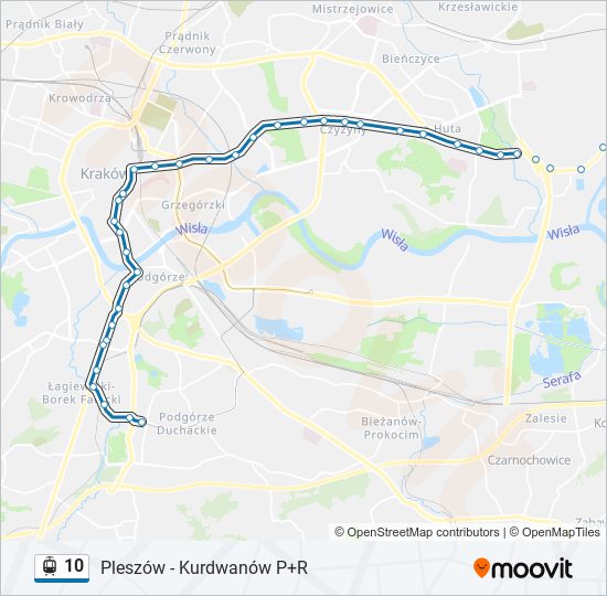 10 light rail Line Map