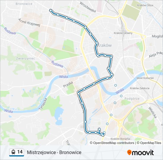 14 light rail Line Map