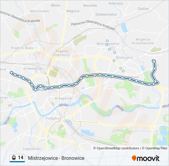 14 light rail Line Map