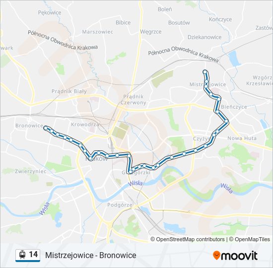 14 light rail Line Map