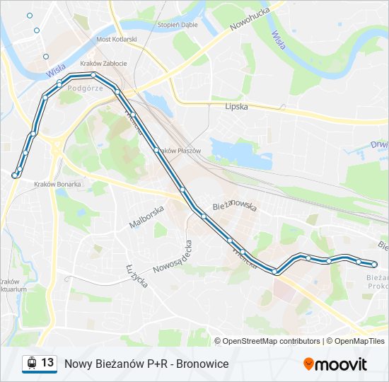 13 light rail Line Map