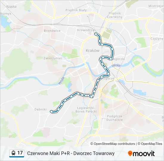 17 Light Rail Line Map