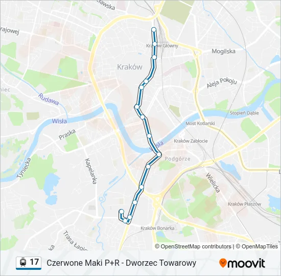 17 Light Rail Line Map