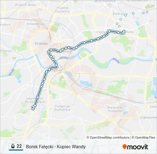 22 Light Rail Line Map