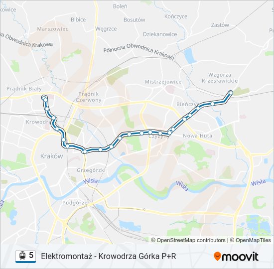 5 light rail Line Map