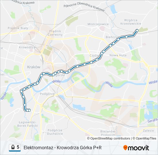 5 light rail Line Map