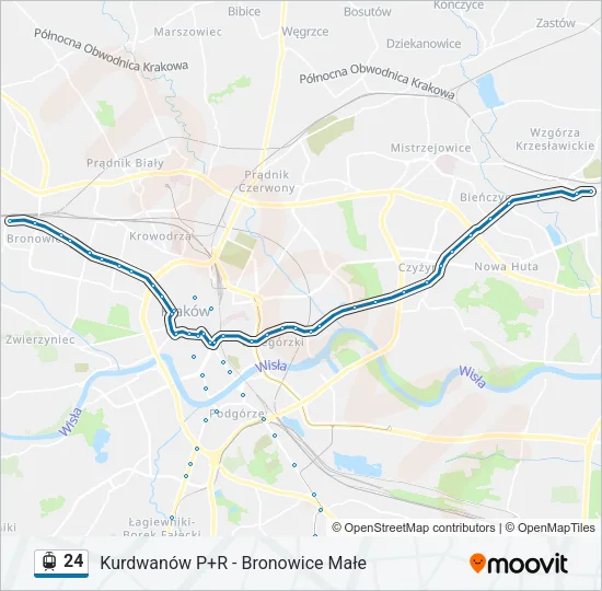24 Light Rail Line Map