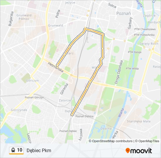 10 light rail Line Map