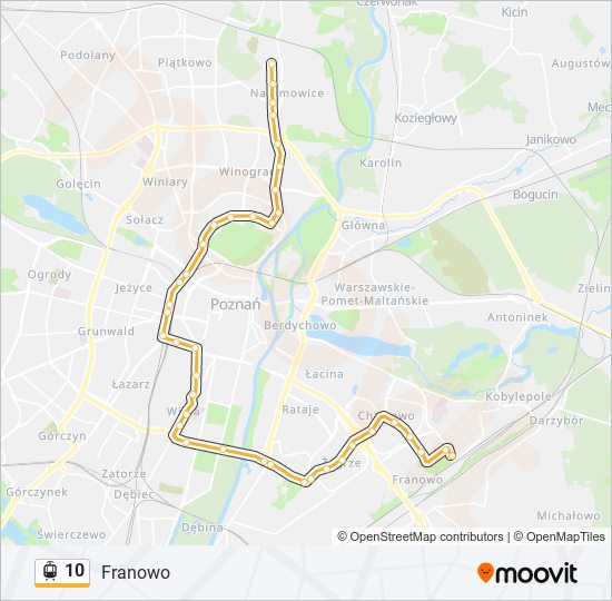 10 light rail Line Map