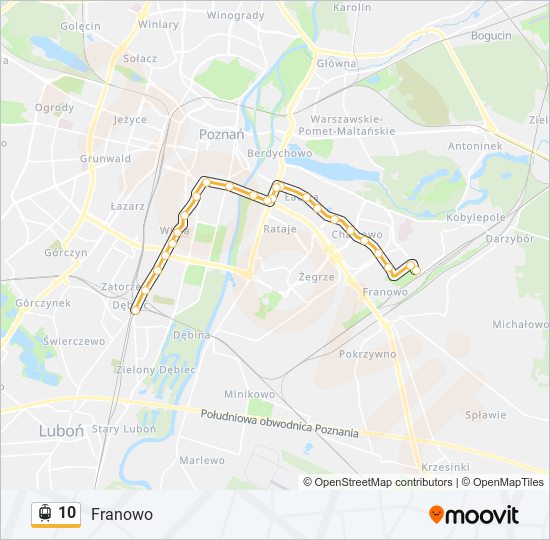 10 light rail Line Map