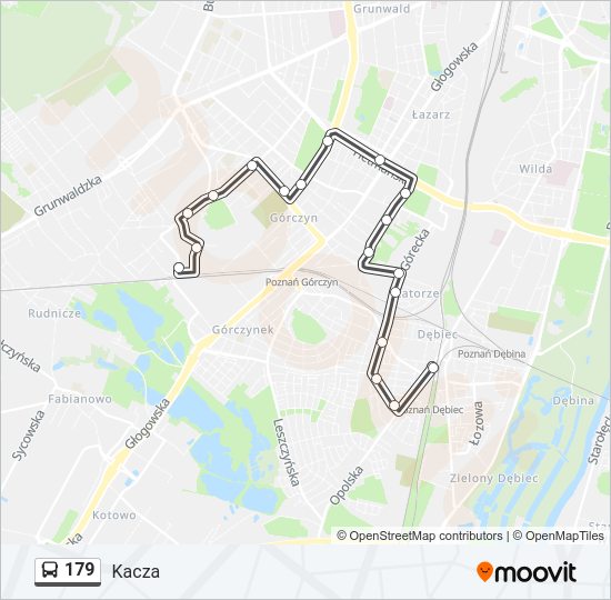 179 bus Line Map