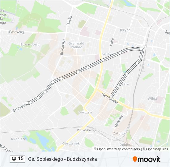 15 light rail Line Map