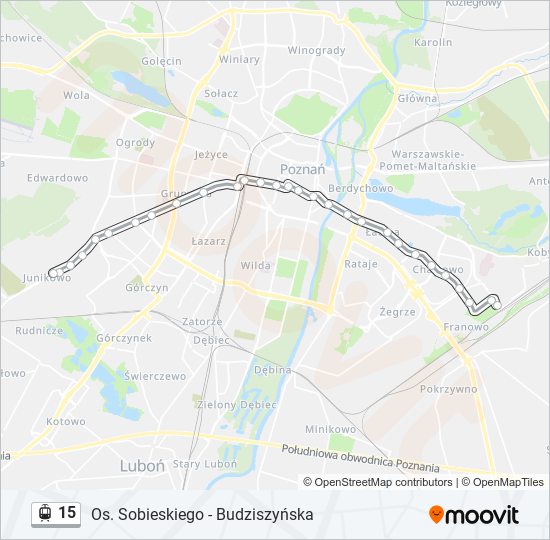 15 light rail Line Map