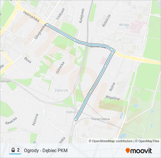 2 light rail Line Map