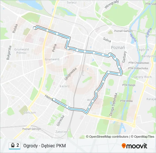2 Light Rail Line Map