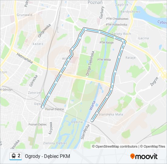 2 light rail Line Map