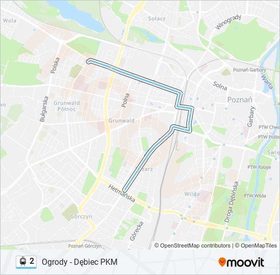 2 light rail Line Map