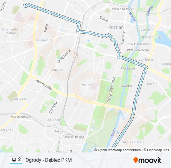 2 light rail Line Map