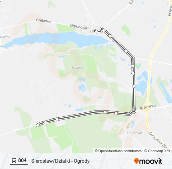 804 bus Line Map