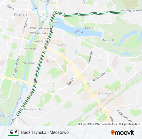 6 light rail Line Map