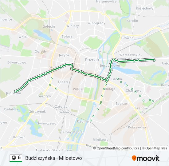 6 light rail Line Map