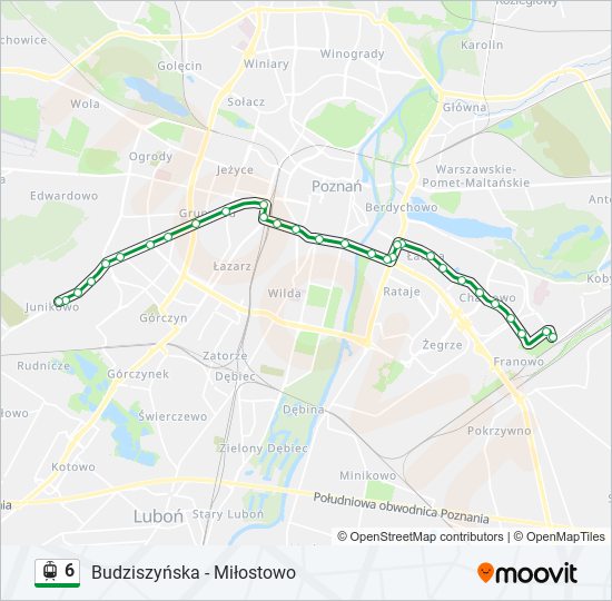 6 light rail Line Map