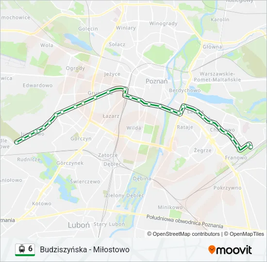 6 Light Rail Line Map