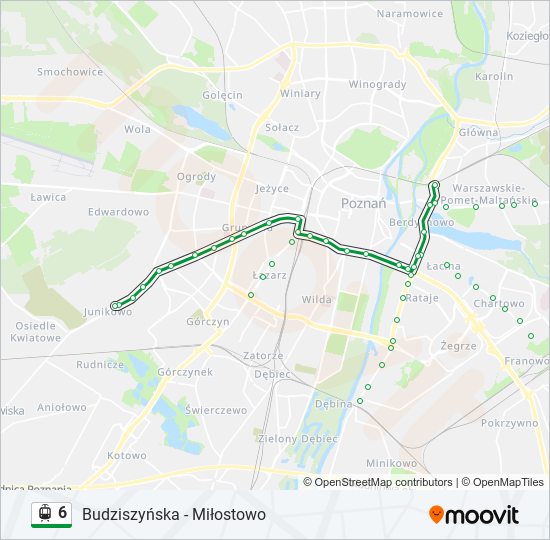 6 light rail Line Map