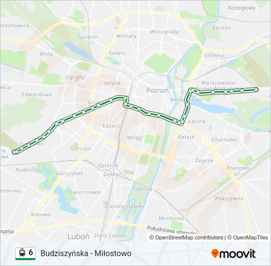 6 light rail Line Map