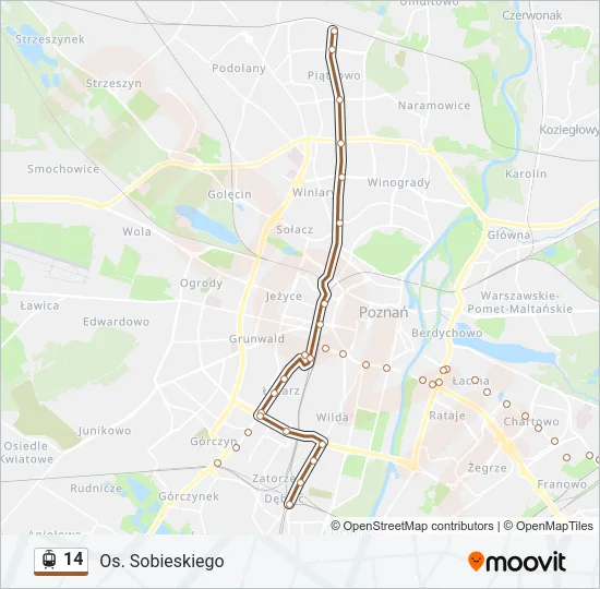 14 Light Rail Line Map