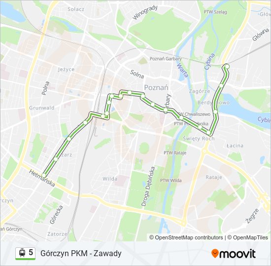 5 light rail Line Map