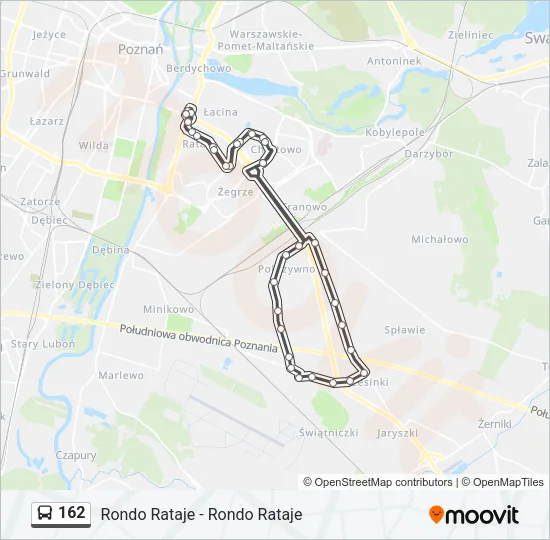162 Bus Line Map