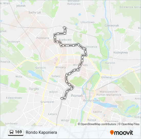 169 Bus Line Map