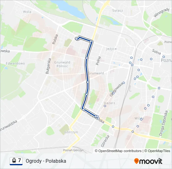 7 Light Rail Line Map