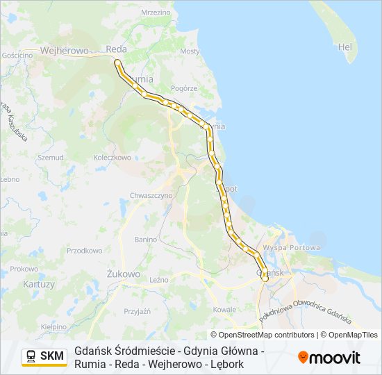 SKM train Line Map