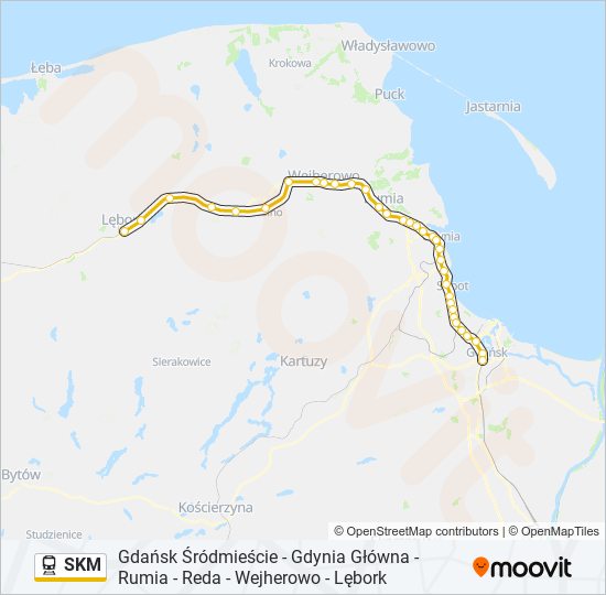 SKM train Line Map