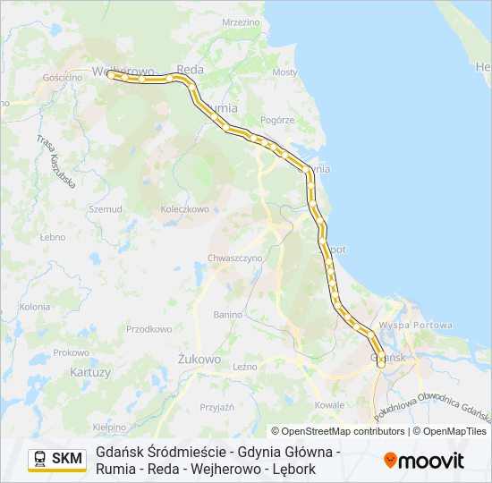 SKM train Line Map