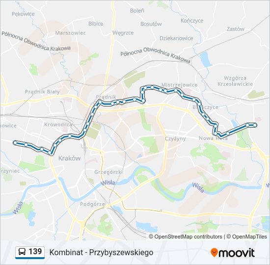 139 Bus Line Map