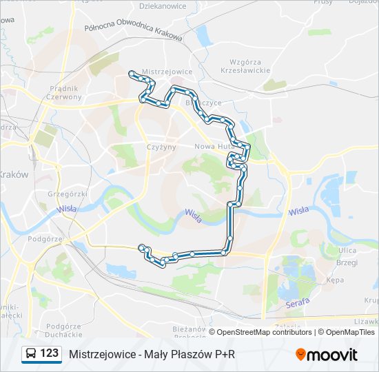 123 Bus Line Map