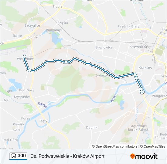 300 bus Line Map