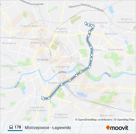 178 Bus Line Map