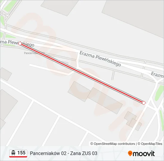 155 Cable Car Line Map