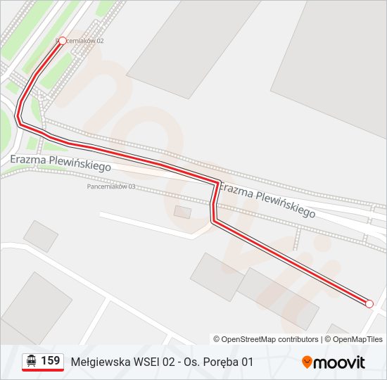 159 cable car Line Map