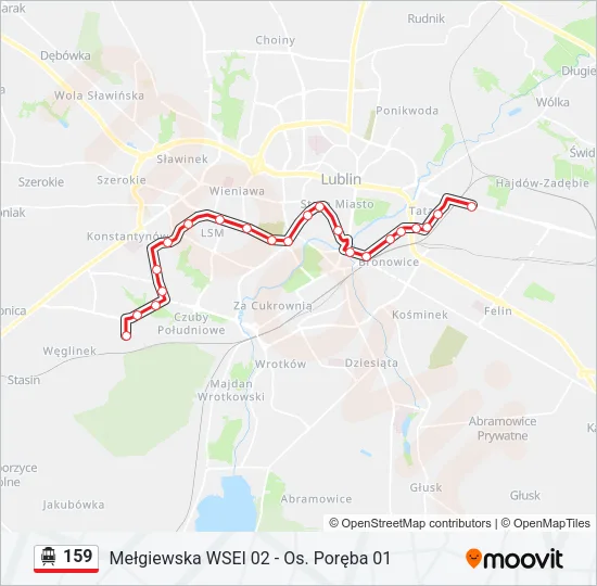 159 Cable Car Line Map