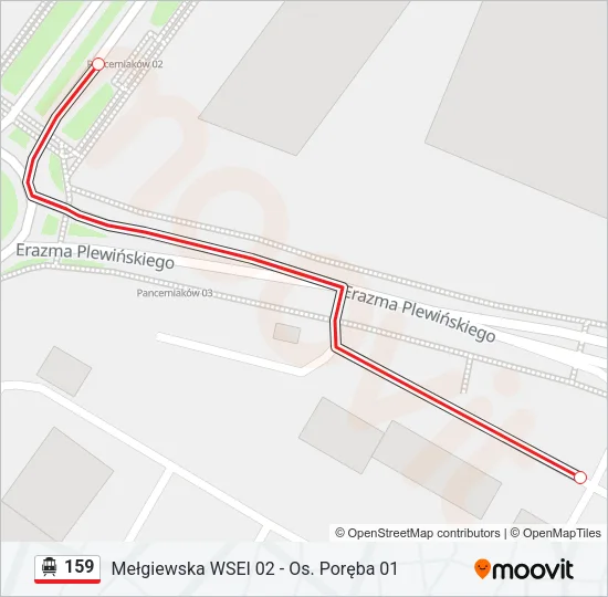 159 Cable Car Line Map