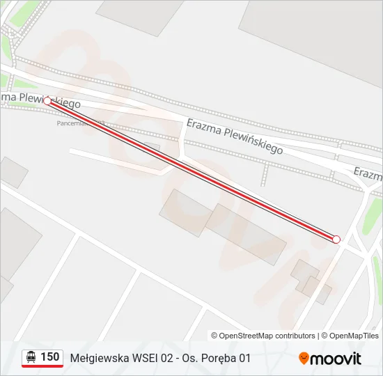 150 Cable Car Line Map