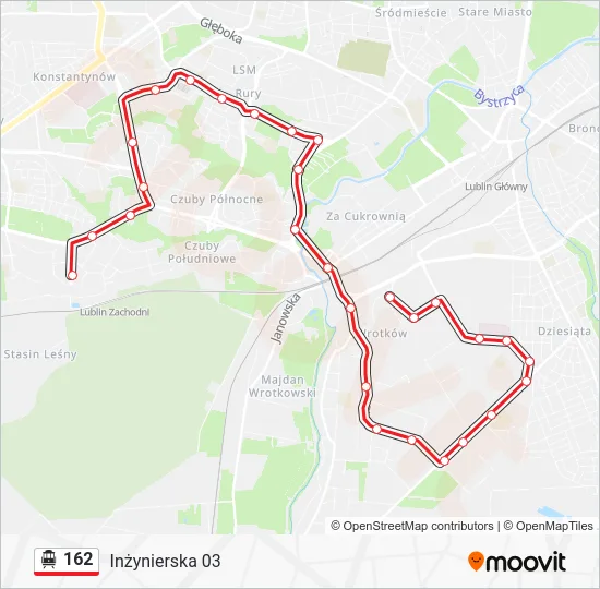 Канатная дорога 162: карта маршрута