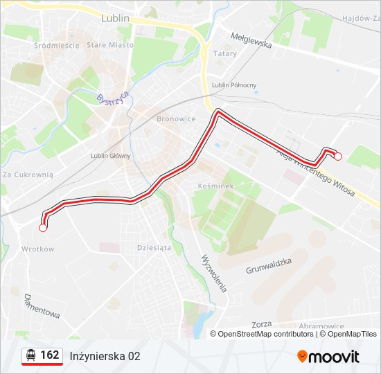 162 cable car Line Map