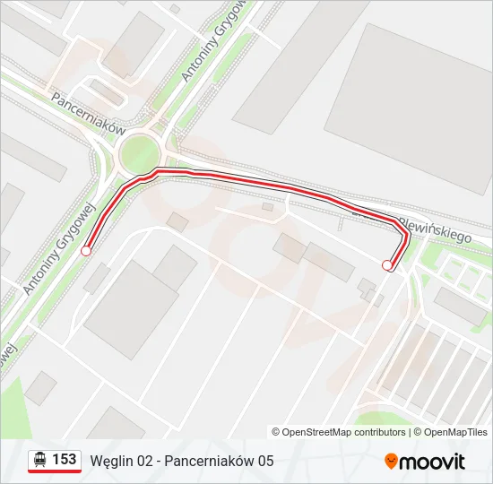 153 Cable Car Line Map