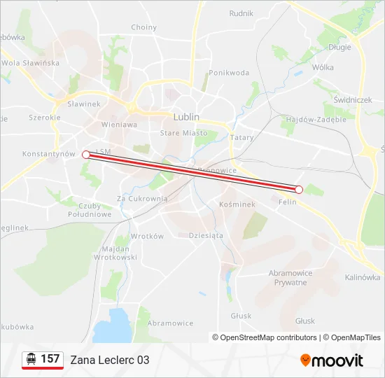 Канатная дорога 157: карта маршрута